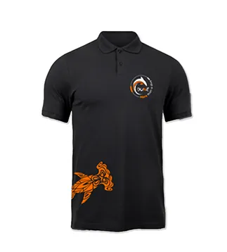 Black T-shirt with Dune Liveaboard logo, a comfortable and stylish choice for your sea adventures