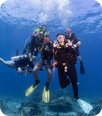 group diving