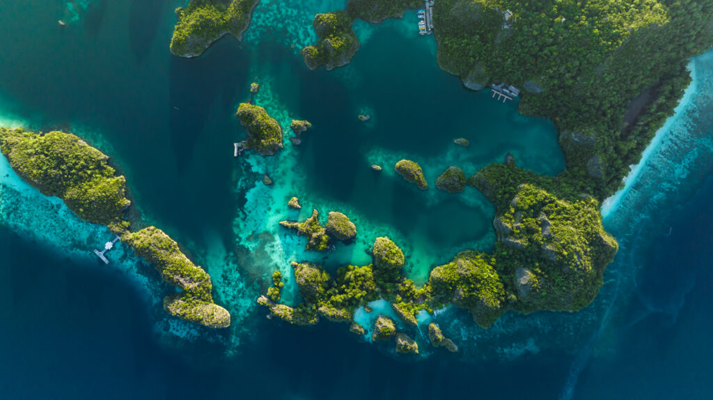 Raja Ampat Beautiful View from Above